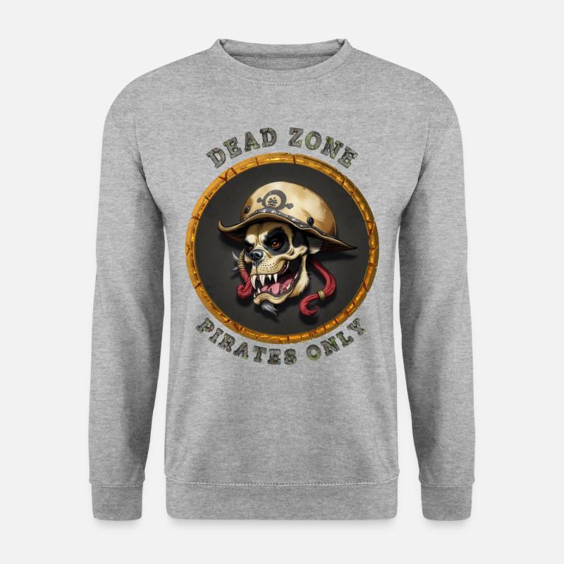 Dead Zone v11 - Unisex Pullover - Weißgrau meliert