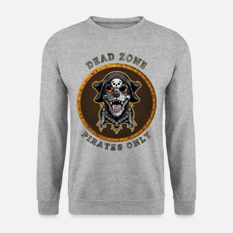 Dead Zone v10 - Unisex Pullover - Weißgrau meliert