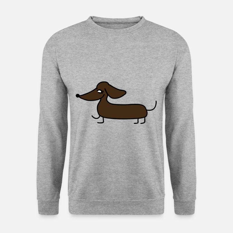 Dachshund sweet - Unisex Sweatshirt - salt & pepper