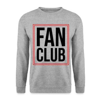 Fan Club - Unisex Sweatshirt - salt & pepper - Front - Alina (178cm) & Michal (187cm)