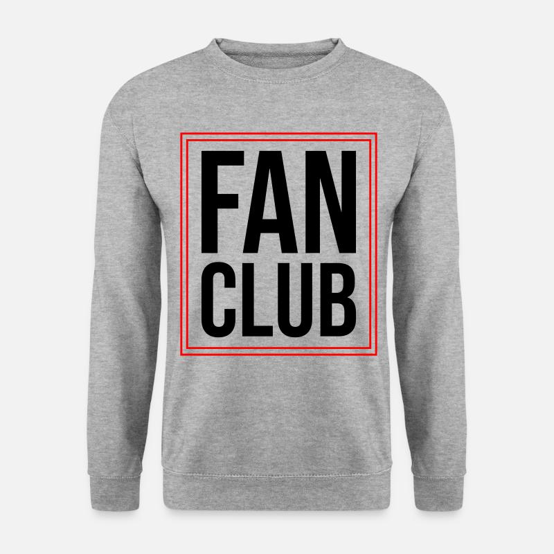 Fan Club - Unisex Pullover - Weißgrau meliert