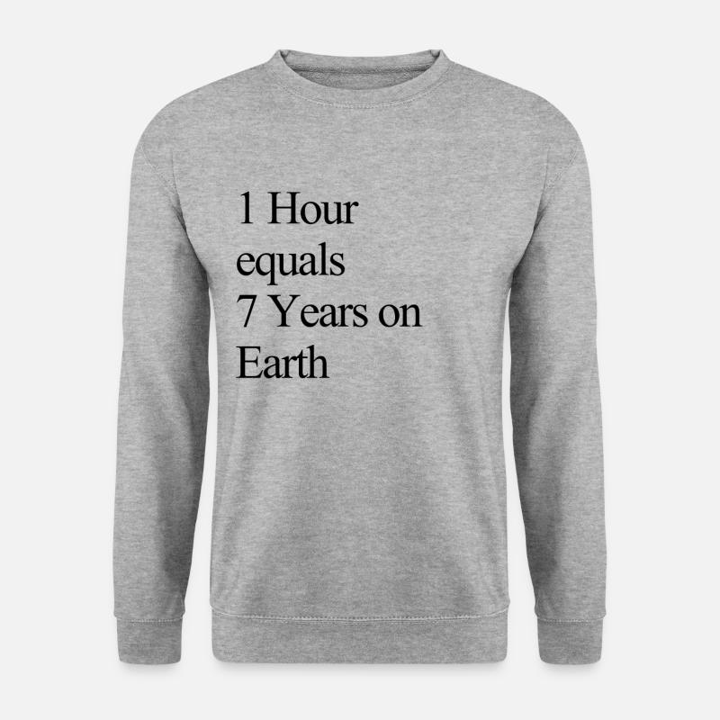 Interstellar 1 hour - Unisex Sweatshirt - salt & pepper