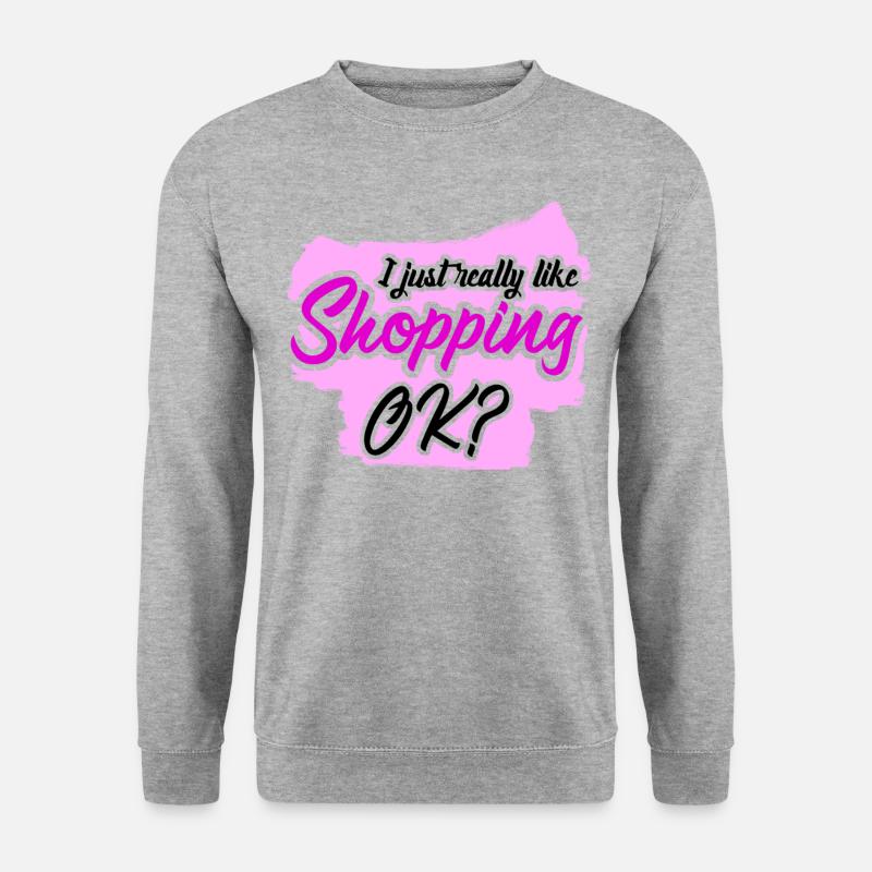 Shopping - Unisex Sweatshirt - salt & pepper