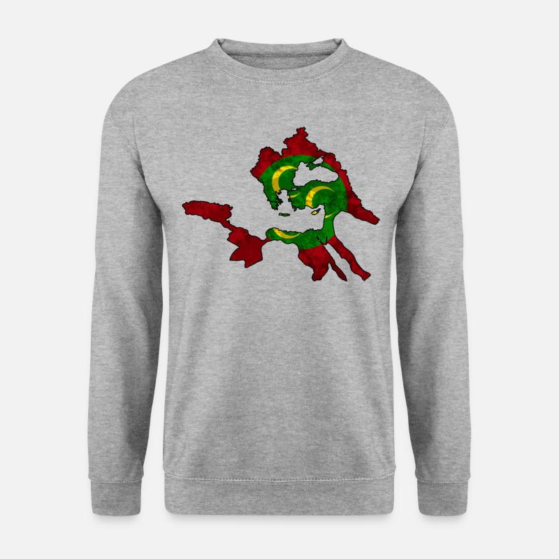 Osmanisches Reich - Unisex Pullover - Weißgrau meliert