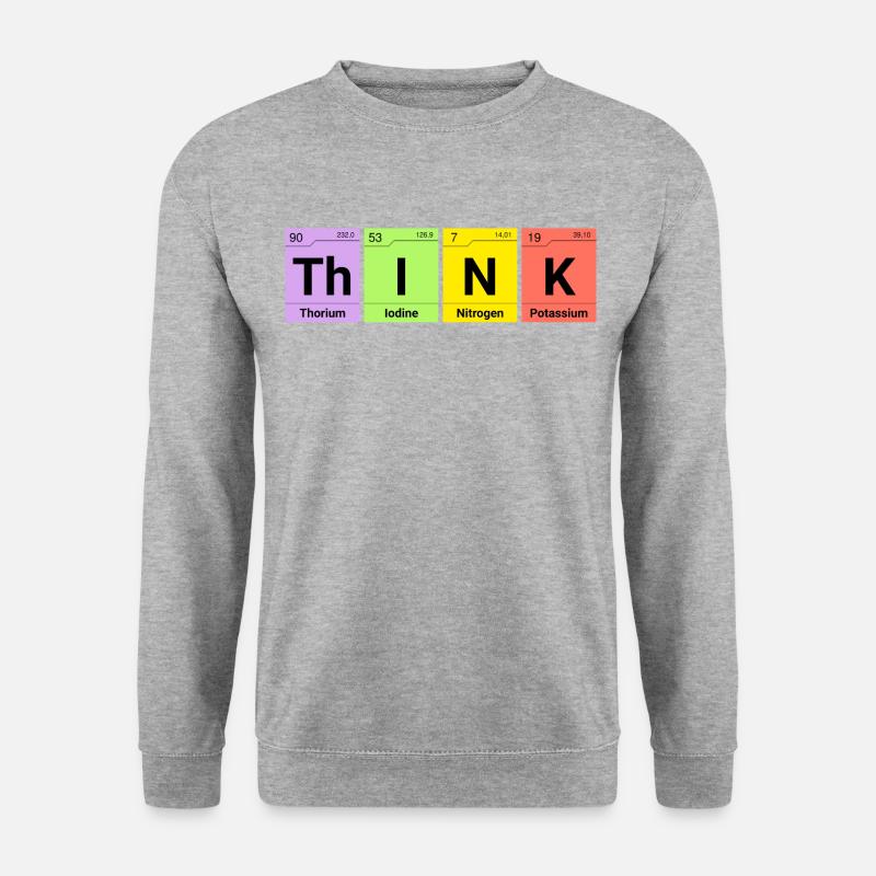 Think Chemical Elements - Unisex Sweatshirt - salt & pepper