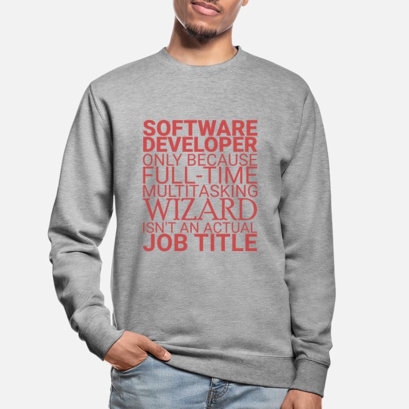 "Software Developer Wizard | Programmierer" Unisex Pullover