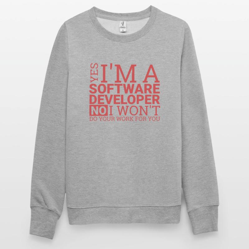 "Software Developer Work | Programmierer" Unisex Pullover