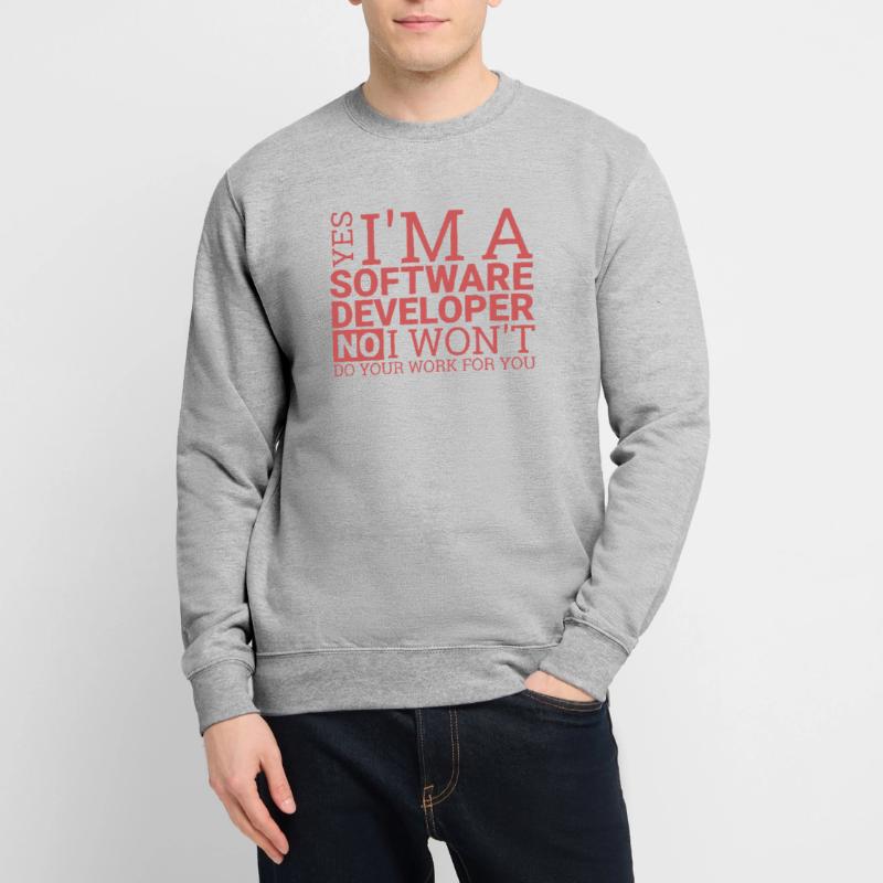 "Software Developer Work | Programmierer" Unisex Pullover