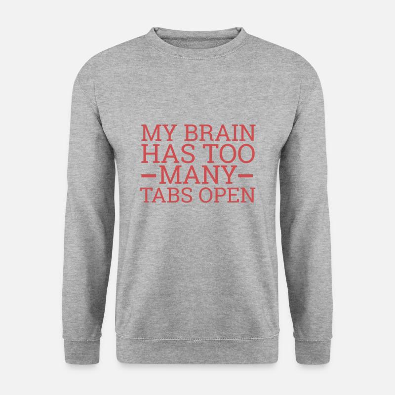 "Brain Tabs | Computer Science" - Unisex Sweatshirt - salt & pepper