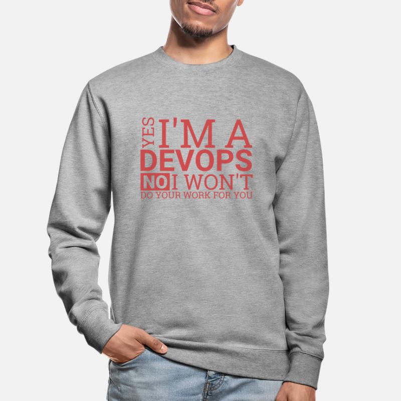 "DevOps Work | Softwareentwicklung" Unisex Pullover