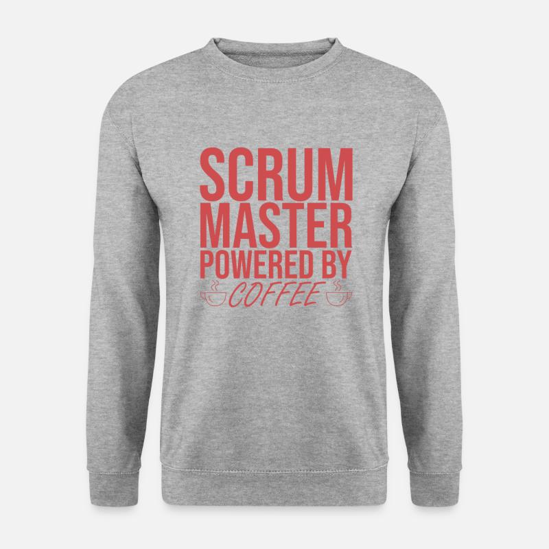 "Scrum Master Coffee | " Scrum Master"" - Unisex Sweatshirt - salt & pepper