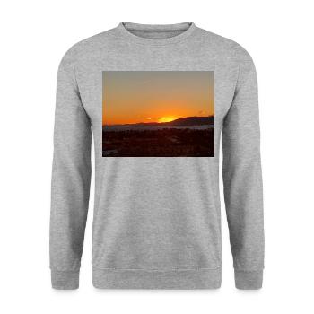MB - Sweat-shirt Unisexe - gris chiné - Devant - Alina (178cm) & Michal (187cm)