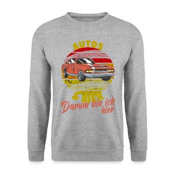 Bier Kfz Mechatroniker Schrauber Tuning Mechaniker - Unisex Pullover - Weißgrau meliert - Vorne - Alina (178cm) & Michal (187cm)