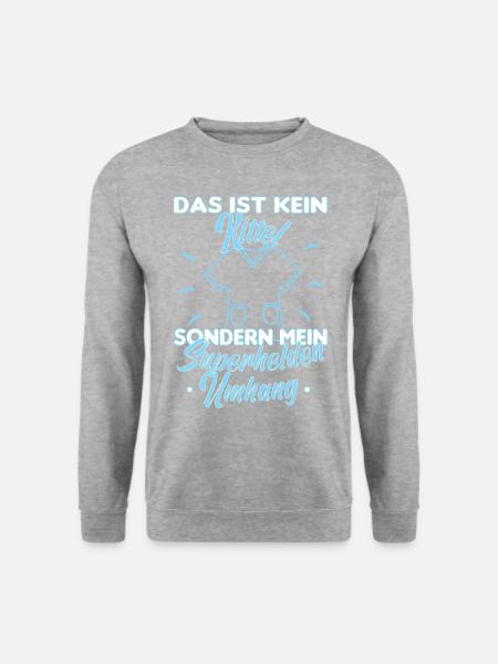 Arzthelferin MFA Krankenschwester Pflegekraft crna - Unisex Pullover - Weißgrau meliert