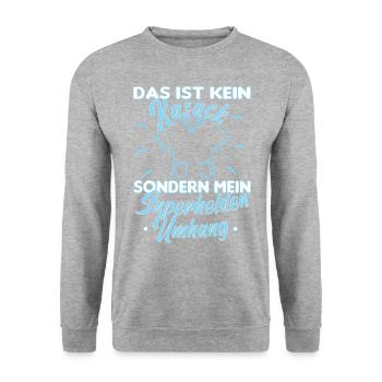 Arzthelferin MFA Krankenschwester Pflegekraft crna - Unisex Pullover - Weißgrau meliert - Vorne - Alina (178cm) & Michal (187cm)