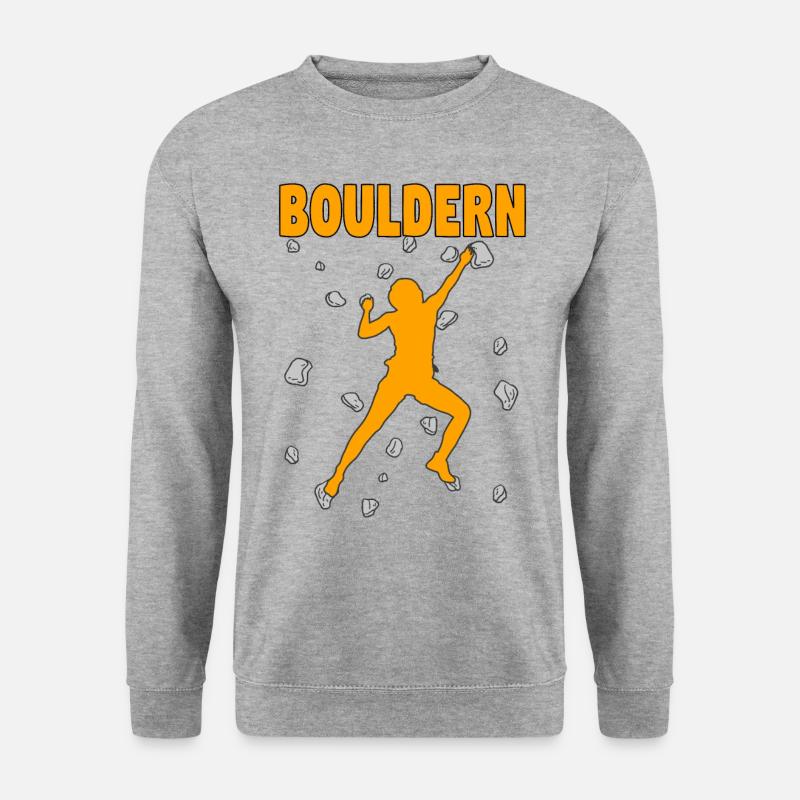 Bloc Bloc Escalade Bloc Bloc - Sweat-shirt Unisexe - gris chiné