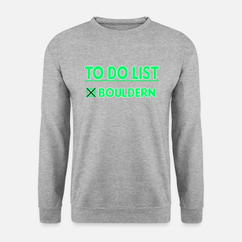 Bouldering Bouldering Climbing Boulderer Bouldering - Unisex Sweatshirt - salt & pepper