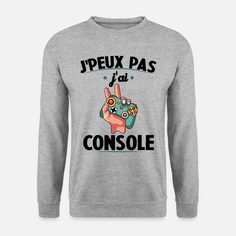I can't I have console gaming gift - Unisex Sweatshirt - salt & pepper