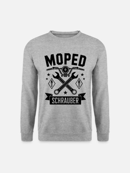 Moped Mechanic Moped Driver - Unisex Sweatshirt - salt & pepper