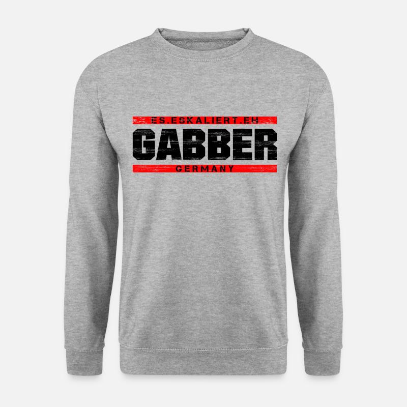 Gabber - Unisex Pullover - Weißgrau meliert