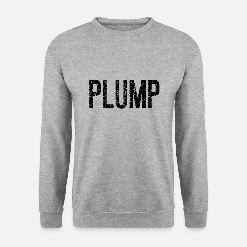 schwerfällig - Unisex Pullover - Weißgrau meliert