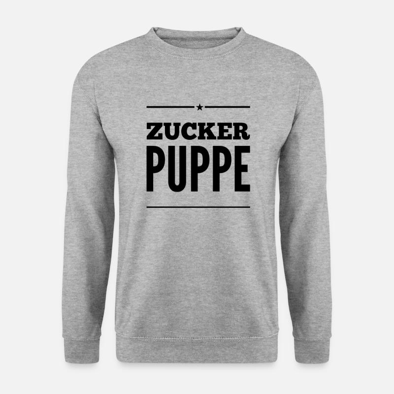 ich bin eine Augenweide - Unisex Pullover - Weißgrau meliert
