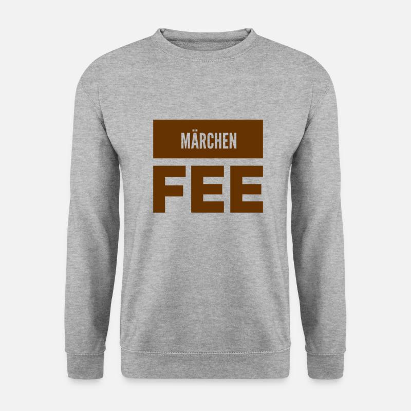 ich liebe Märchen - Unisex Pullover - Weißgrau meliert