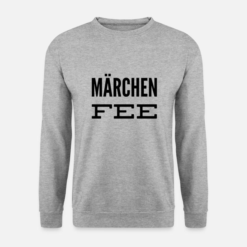 wie im Märchen - Unisex Pullover - Weißgrau meliert