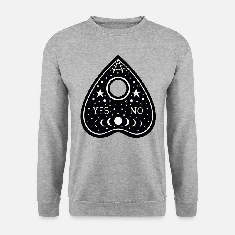 Yes or No Magic - Unisex Pullover - Weißgrau meliert