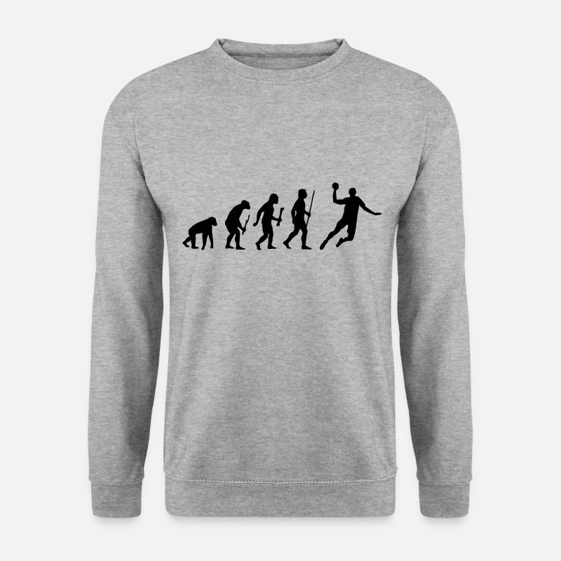 Evolution Handball - Unisex Pullover - Weißgrau meliert