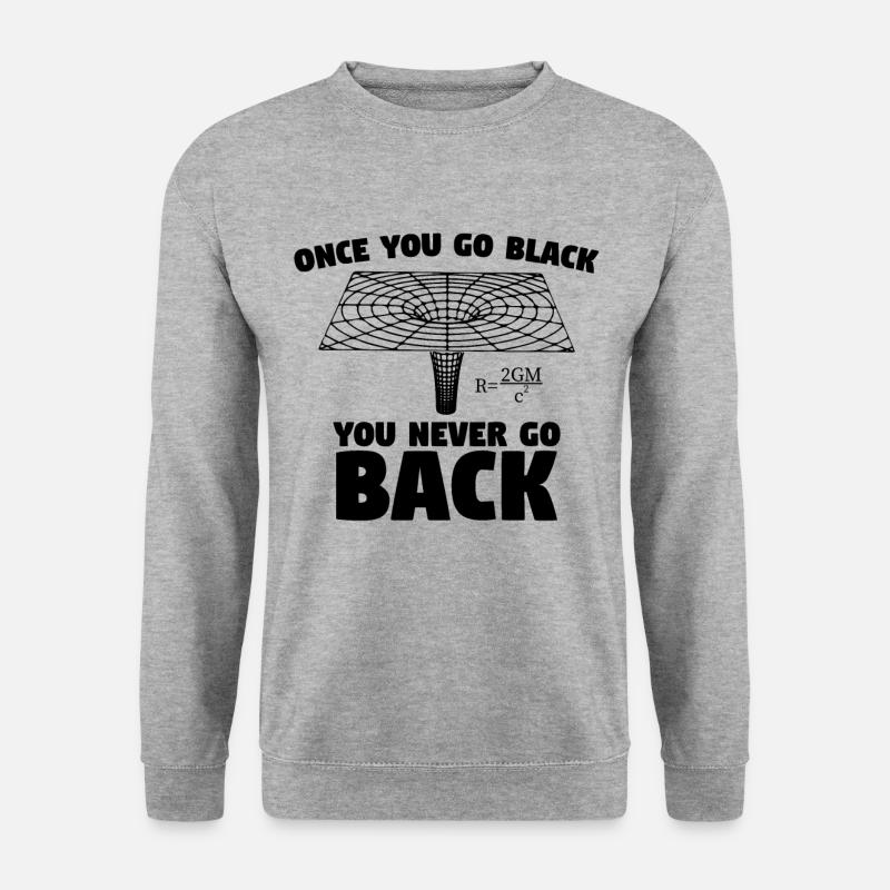Black Hole Black Hole Planets Space Physics - Unisex Sweatshirt - salt & pepper