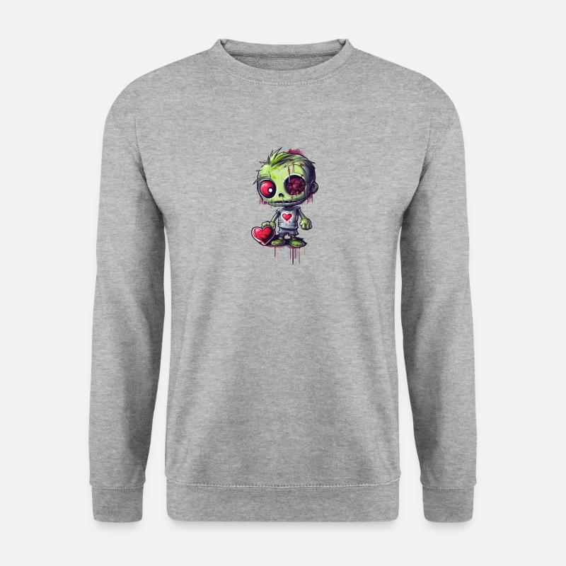 für immer deins - Unisex Pullover - Weißgrau meliert