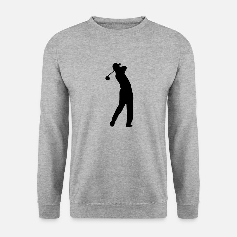 golf - Unisex Pullover - Weißgrau meliert