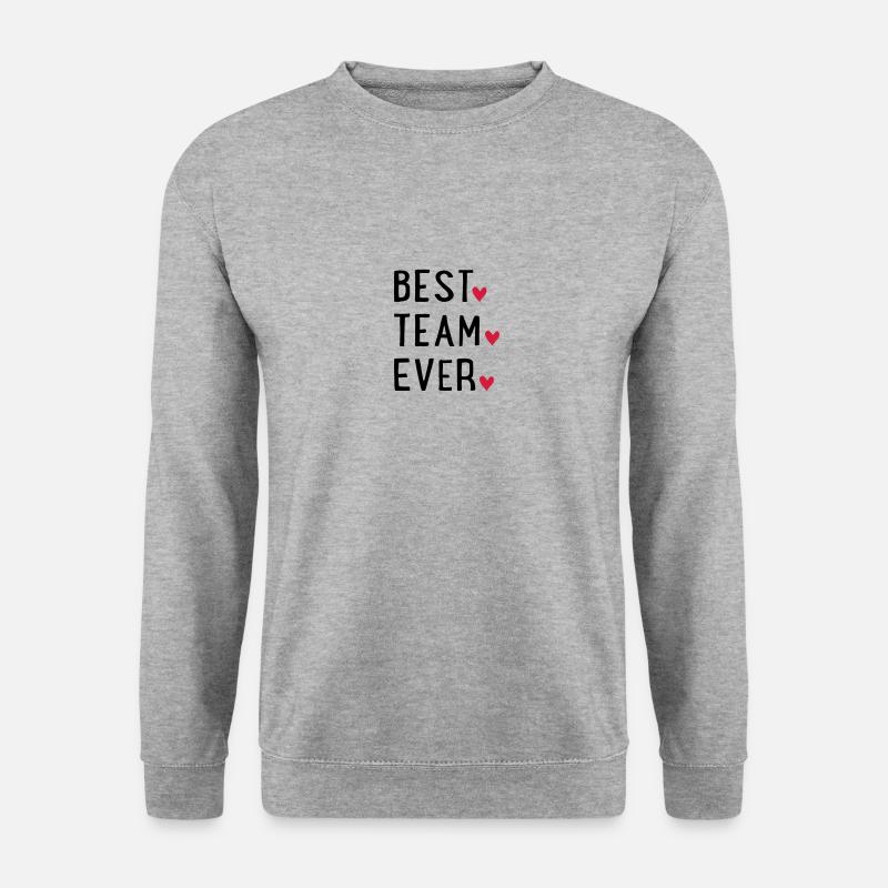 BESTTEAMEVER - Unisex Sweatshirt - salt & pepper