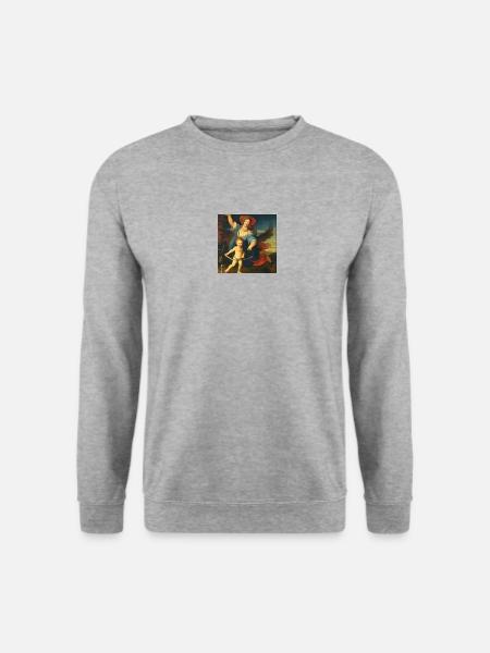 AI Art 1684479439009 - Unisex Pullover - Weißgrau meliert