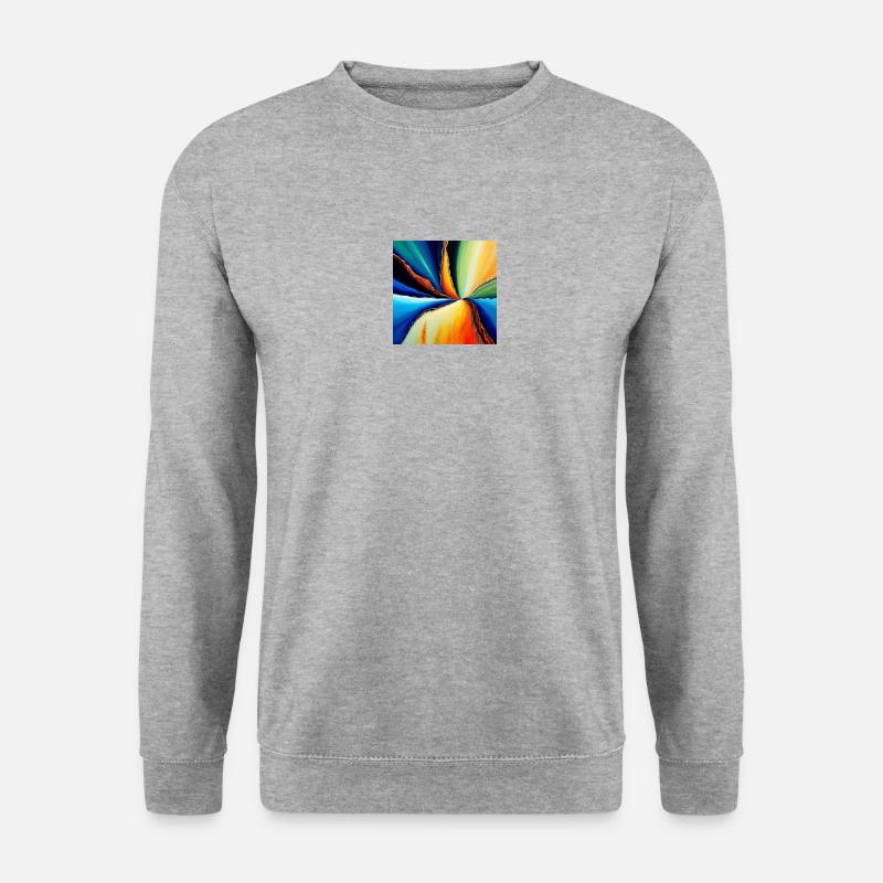 Bliss - Unisex Pullover - Weißgrau meliert