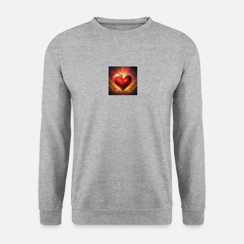 Mein Liebling - Unisex Pullover - Weißgrau meliert