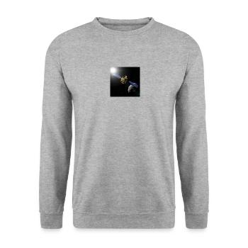 Hyabusa 2 hi in approaches Ryugu - Unisex Sweatshirt - salt & pepper - Front - Alina (178cm) & Michal (187cm)