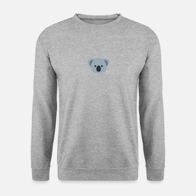 Koala sind GEIL - Unisex Pullover - Weißgrau meliert