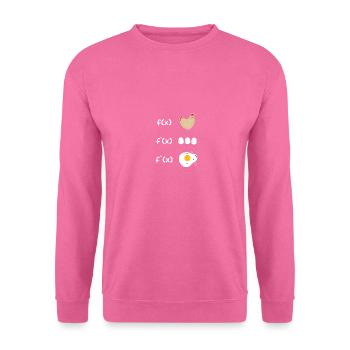 Derivation function chicken math - Unisex Sweatshirt - pink - Front