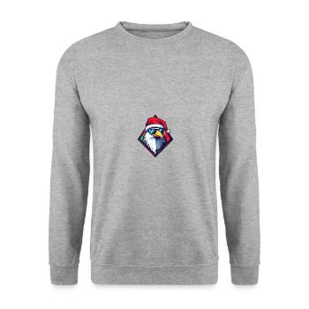 Aigle Noël Cool - Sweat-shirt Unisexe - gris chiné - Devant - Alina (178cm) & Michal (187cm)