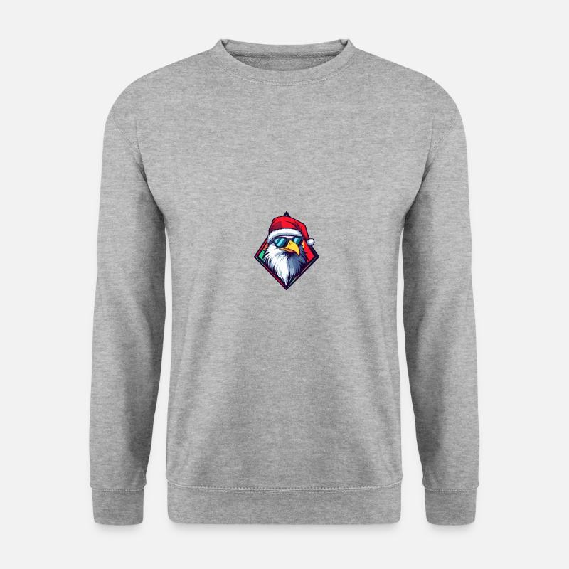 Eagle Christmas Cool - Unisex Sweatshirt - salt & pepper