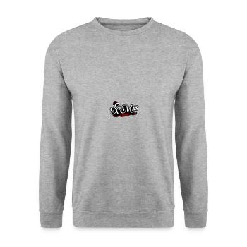 Christmas Crew Xmas - Unisex Sweatshirt - salt & pepper - Front - Alina (178cm) & Michal (187cm)