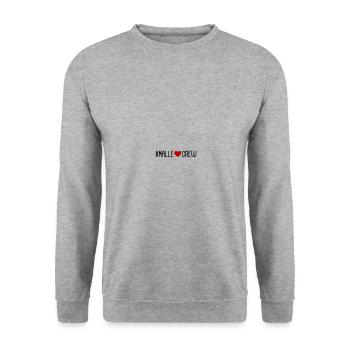 Malle Crew Mallorca - Sweat-shirt Unisexe - gris chiné - Devant - Alina (178cm) & Michal (187cm)