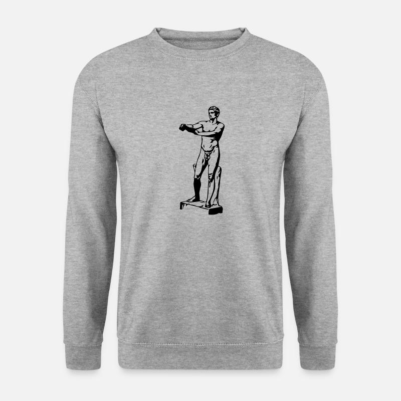 Adonis - Greek Statue - Unisex Sweatshirt - salt & pepper