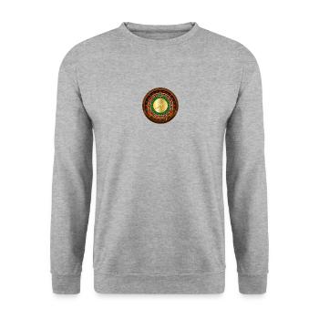 roulette - Unisex Sweatshirt - salt & pepper - Front - Alina (178cm) & Michal (187cm)