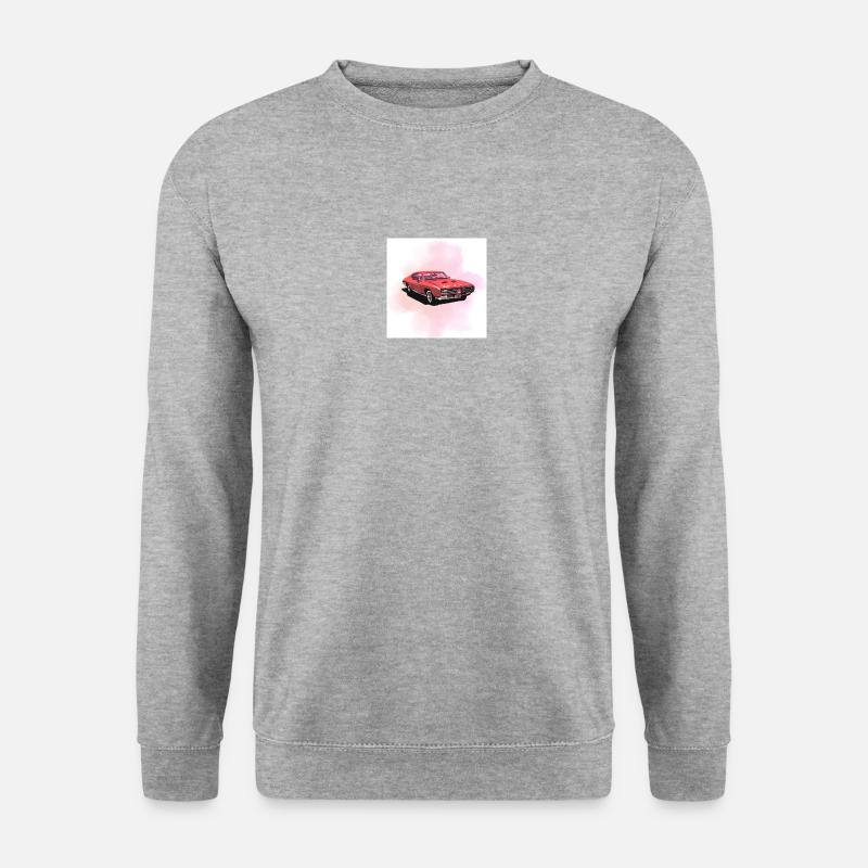 AutoOldSchooler - Unisex Pullover - Weißgrau meliert