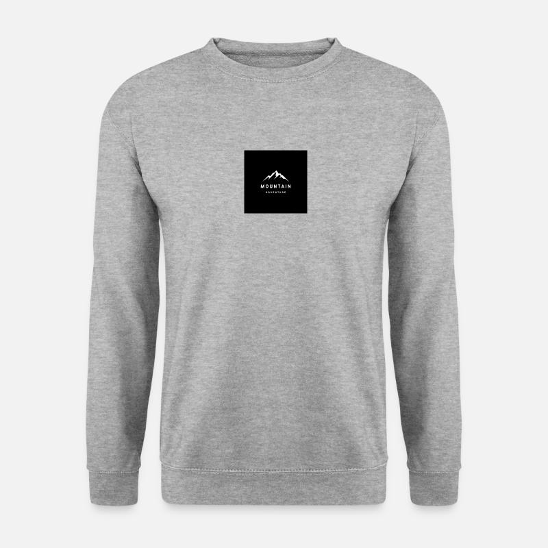 MOUNTAIN Adventure - Unisex Pullover - Weißgrau meliert