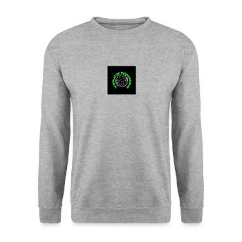 Welt von Charmour - Unisex Pullover - Weißgrau meliert - Vorne - Alina (178cm) & Michal (187cm)