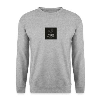 Spruch Pferde - Haflinger - kannste den - Unisex Pullover - Weißgrau meliert - Vorne - Alina (178cm) & Michal (187cm)